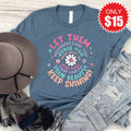 Let Them Tee - Heather Slate - 15 product image 1