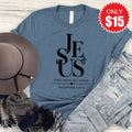 Jesus Tee - Heather Slate - 15 product image 1