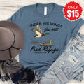 Under His Wings Tee - Heather Slate - 15 product image 1