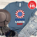 Happy Labor Day Tee - Heather Slate - 15 product image 1