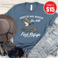 Under His Wings Tee - Heather Slate - 15 product image 1