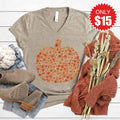 Pumpkin V-Neck - Heather Stone - 15