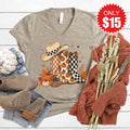 Fall Boots V-Neck - Heather Stone - 15