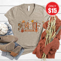 Pumpkin Season V-Neck - Heather Stone - 15