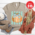 Pumpkin V-Neck - Heather Stone - 15