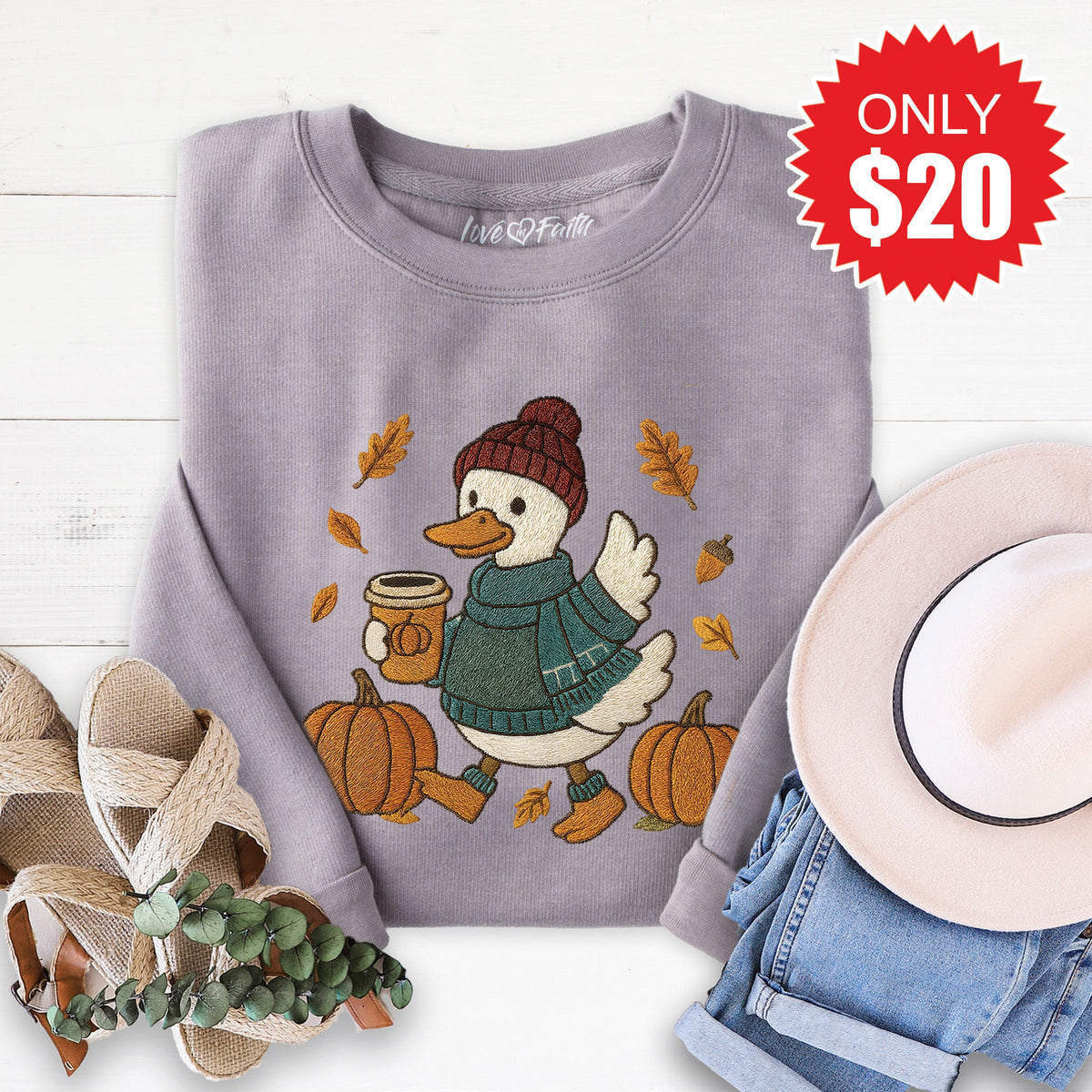 Bruh Its Fall Sweatshirt - Heather Storm - 20 product image 1