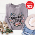 Grandkids Make Life Grand Sweatshirt - Heather Storm - 20 product image 1