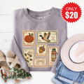 Fall Stamps Sweatshirt - Heather Storm - 20 product image 1
