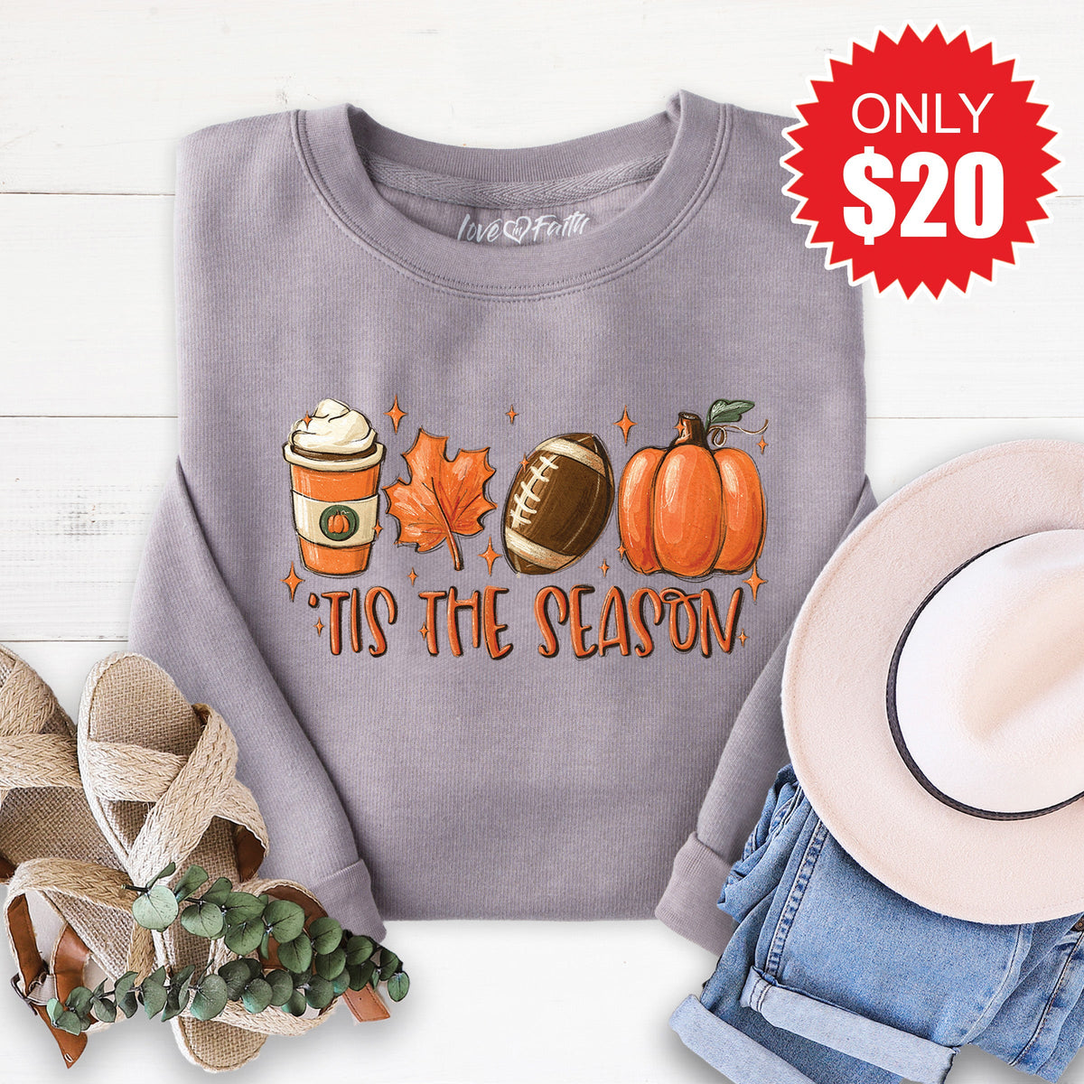 Tis the Season Sweatshirt - Heather Storm - 20 product image 1