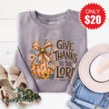 Give Thanks Sweatshirt - Heather Storm - 20 product image 1