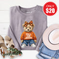 Fall For Jesus Teddy Bear Sweatshirt - Heather Storm - 20 product image 1