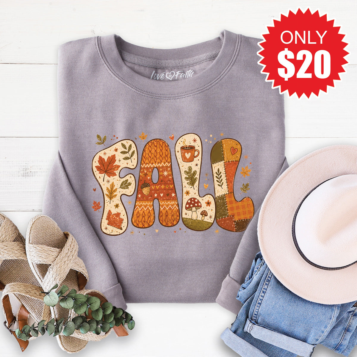 Fall Sweatshirt - Heather Storm - 20 product image 1