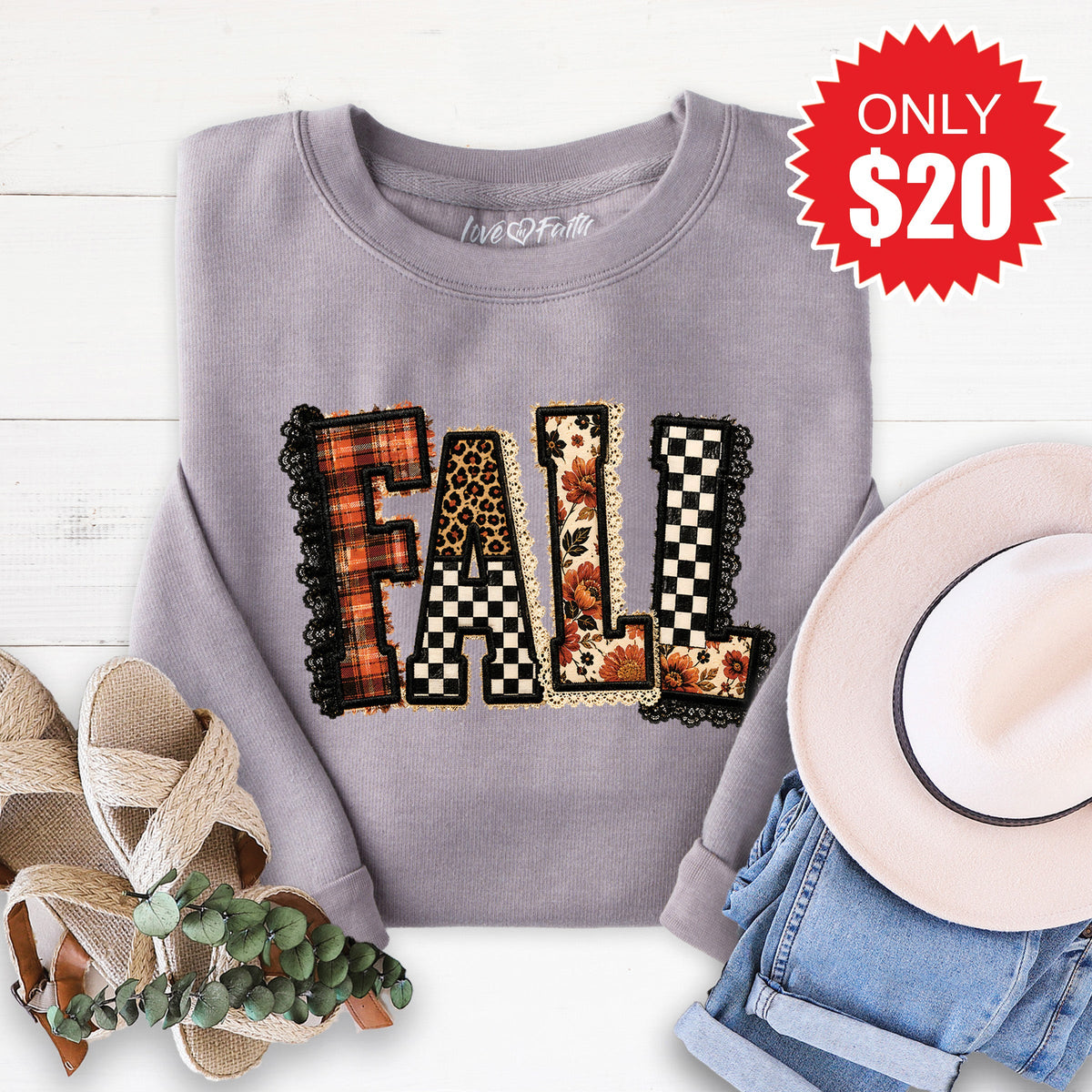 Fall Sweatshirt - Heather Storm - 20 product image 1