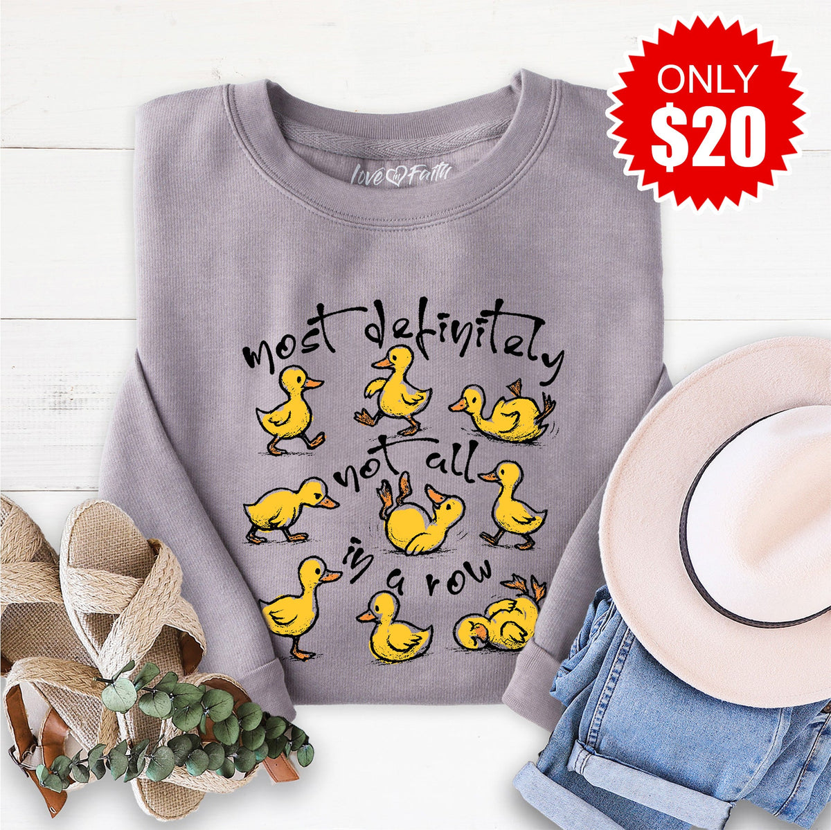 Not All Sweatshirt - Heather Storm - 20 product image 1