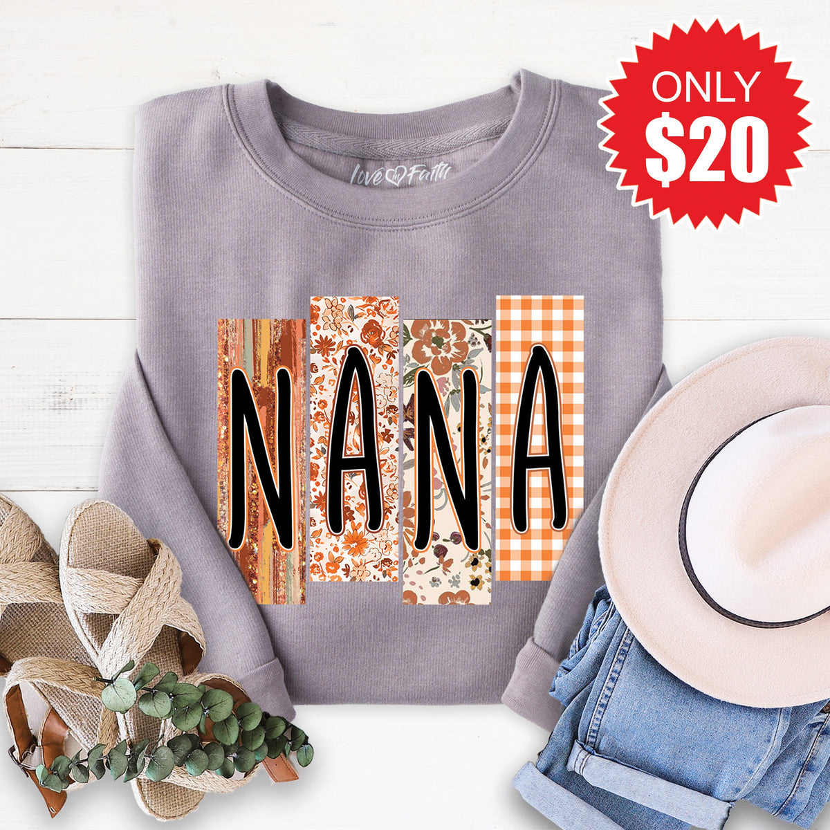 Nana Sweatshirt - Heather Storm - 20 product image 1