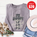 Saved Redeemed Forgiven Sweatshirt - Heather Storm - 20 product image 1