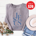 Jesus Sweatshirt - Heather Storm - 20 product image 1
