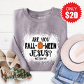 Are You Fall-O-Ween Jesus Sweatshirt - Heather Storm - 20 product image 1
