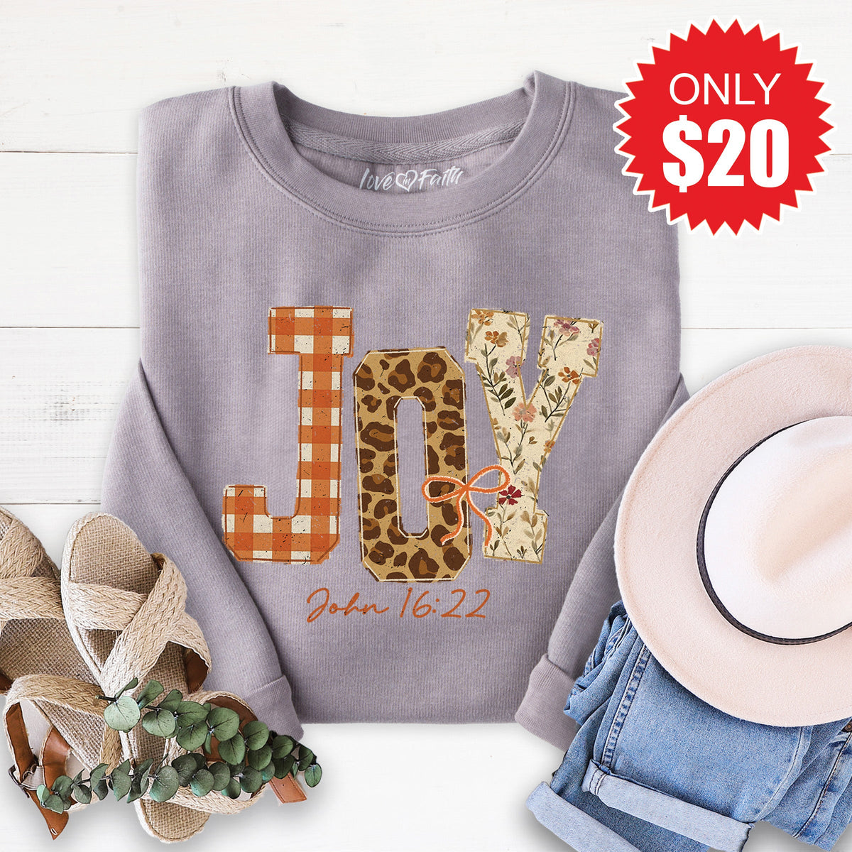 Joy Sweatshirt - Heather Storm - 20 product image 1
