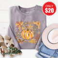 Pumpkin Sweatshirt - Heather Storm - 20 product image 1