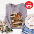 Fall Leaves Sweatshirt - Heather Storm - 20 product image 1