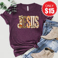 Jesus Tee - Heather Sugar Plum - 15 product image 1