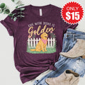 Life With Jesus is Golden Tee - Heather Sugar Plum - 15 product image 1