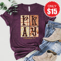 Pray Tee - Heather Sugar Plum - 15 product image 1