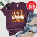 Fall Geese Tee - Heather Sugar Plum - 15 product image 1