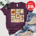 Fall Stamps Tee - Heather Sugar Plum - 15 product image 1