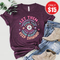 Let Them Tee - Heather Sugar Plum - 15 product image 1