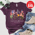 Wild Flowers Grow Tee - Heather Sugar Plum - 15 product image 1
