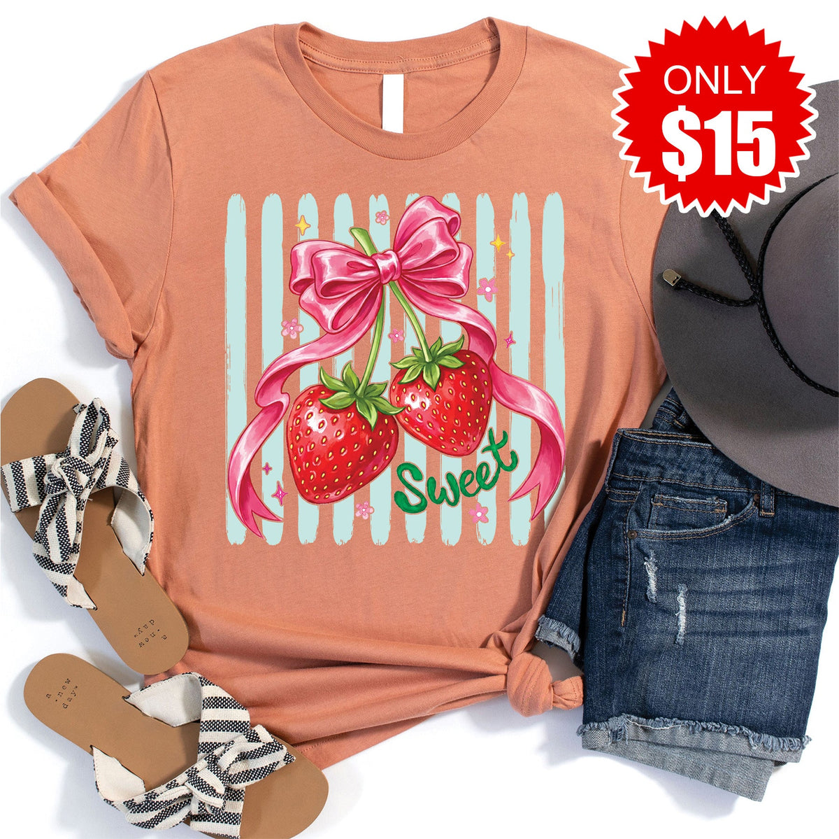 Sweet Tee - Heather Terracotta - 15 product image 1