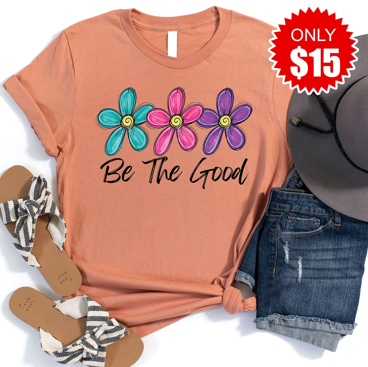 Be The Good Tee - Heather Terracotta - 15 product image 1