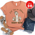 Lord Give Me Patience Tee - Heather Terracotta - 15 product image 1
