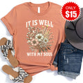 It Is Well Tee - Heather Terracotta - 15 product image 1