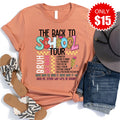 Back To School Tour Tee - Heather Terracotta - 15 product image 1