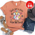 God's Got a Plan Tee - Heather Terracotta - 15 product image 1