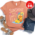 Sunshine and Sweet Tea Tee - Heather Terracotta - 15 product image 1