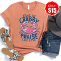 Don't be Crabby Tee - Heather Terracotta - 15 product image 1