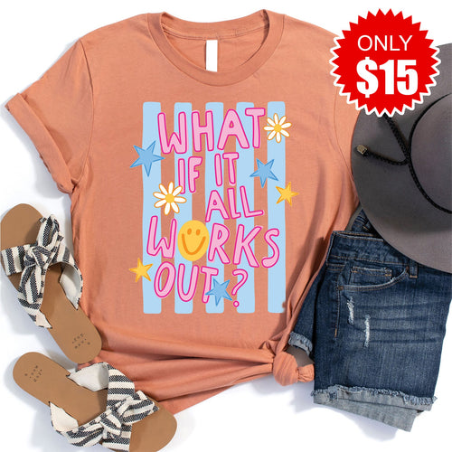All Works Out Tee - Heather Terracotta - 15 product image 1