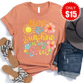 Sunshine In My Soul Tee - Heather Terracotta - 15 product image 1