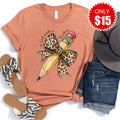 So God Made a Teacher Tee - Heather Terracotta - 15 product image 1