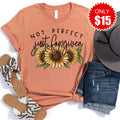 Not Perfect Just Forgiven Tee - Heather Terracotta - 15 product image 1