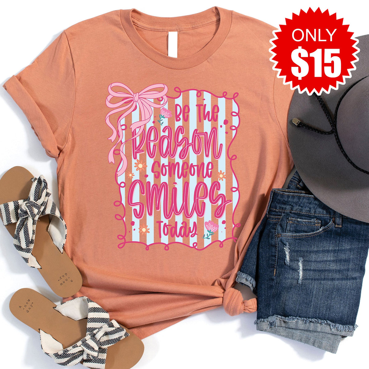 Be The Reason Tee - Heather Terracotta - 15 product image 1