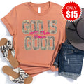 God Is Good Tee - Heather Terracotta - 15 product image 1