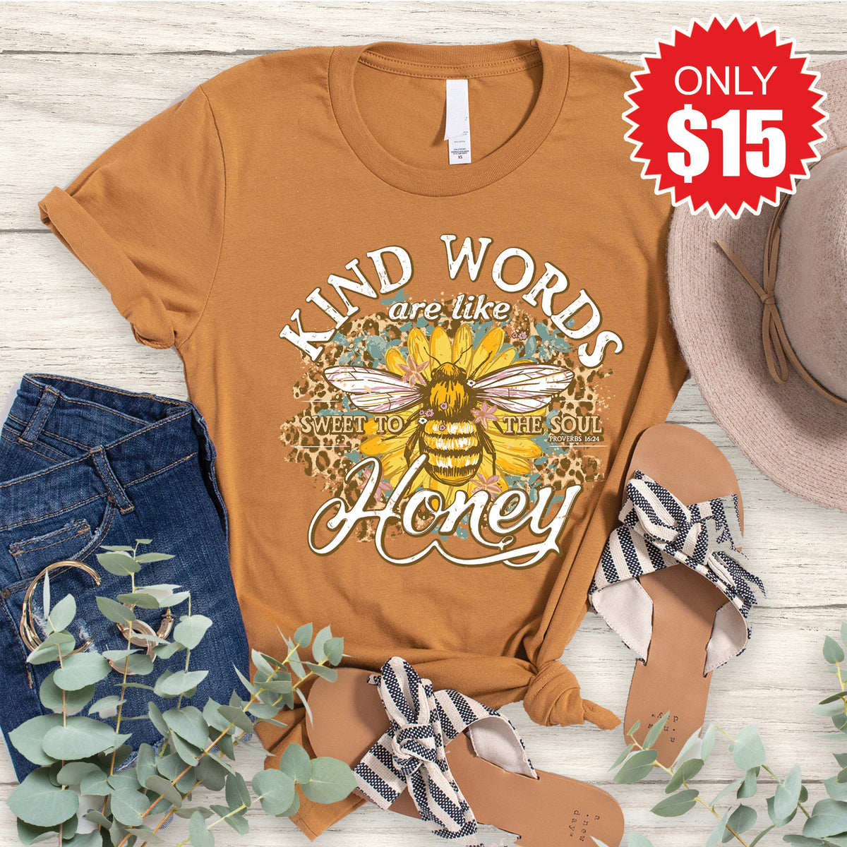 Kind Words Tee - Heather Toast - 15 product image 1
