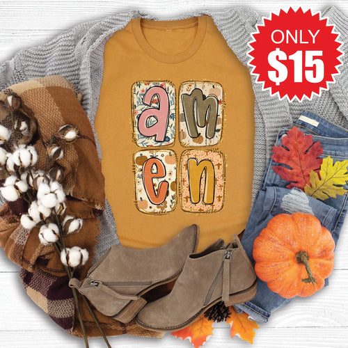 Amen Tee - Heather Toast - 15 product image 1