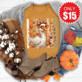 Fall Goose Tee - Heather Toast - 15 product image 1