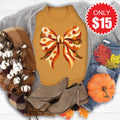 Fall Bow Tee - Heather Toast - 15 product image 1